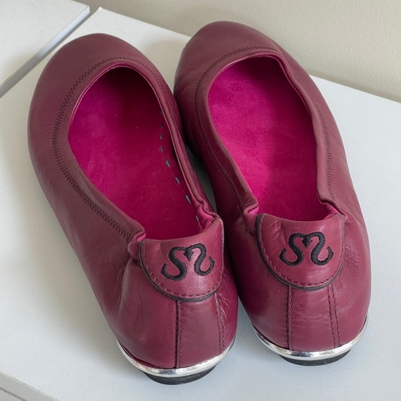 Soto Massini Milano Vegan Leather Orthotic Ballet Flats Sz 40 - Picture 8 of 16